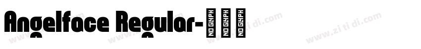 Angelface Regular字体转换